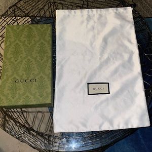 Gucci box and dust bag